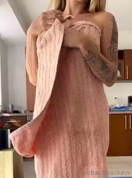 Once the showers done 