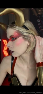 I love to do striking powerful makeup for my looks i don t dress for