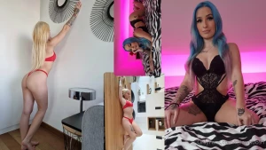 I need your opinion on my hair color blonde or blue you know i allways