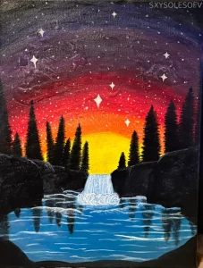 If you were around for my live the other day you saw me painting over