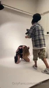 Bts behind the scenes ohhh the hair flip