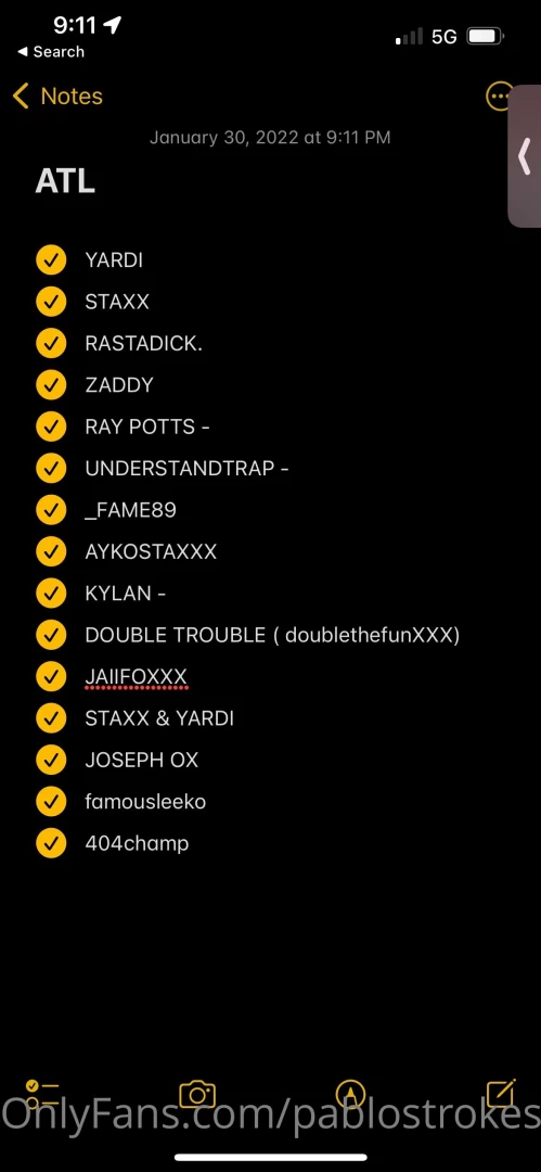 Official atl complete content list full length vids every friday 