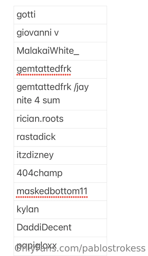 My official atl line up ill begin editing once im back in ny tomorrow 