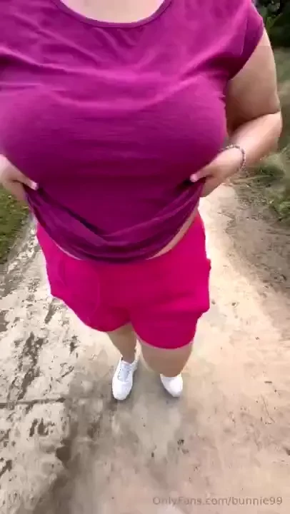 Flashing everyone on the way to the gym 