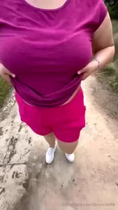 Flashing everyone on the way to the gym