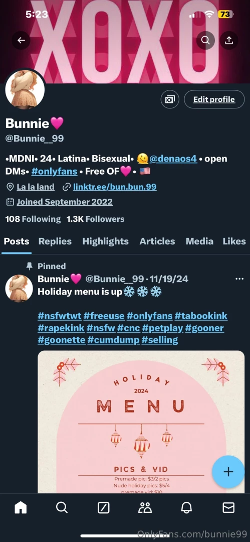 I posted my bdsm test on my twt go take a looksie- also while you re 