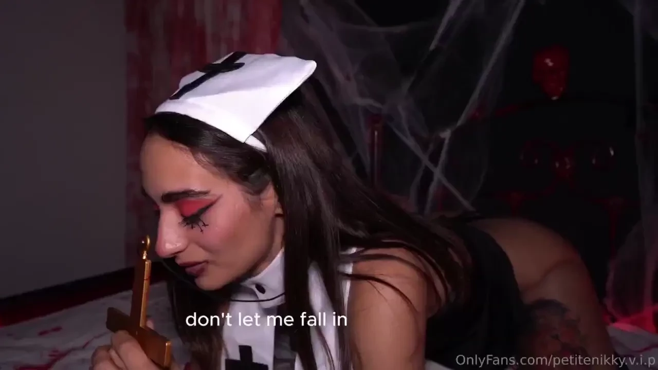 Today my vows of purity mean nothing this little nun finally gives in 