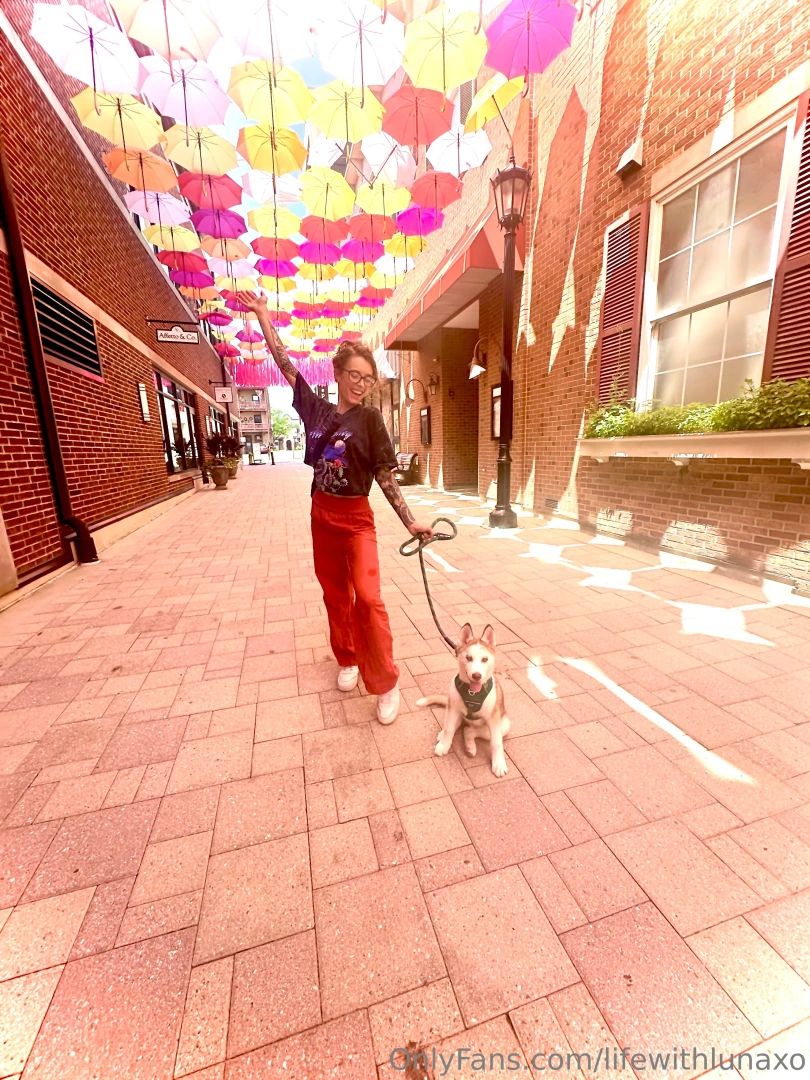 Just a girl amp her pup we spent the day strolling around this 