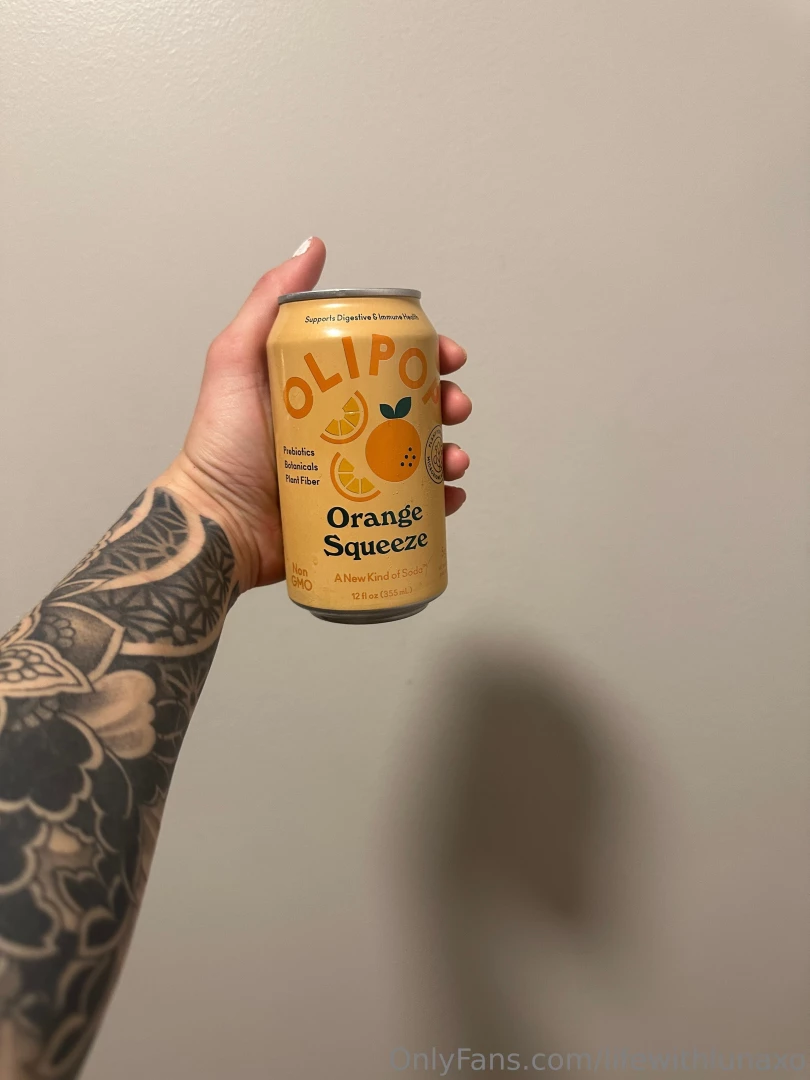 Enjoying this probiotic plant fiber orange soda amp amp playing with part 2 