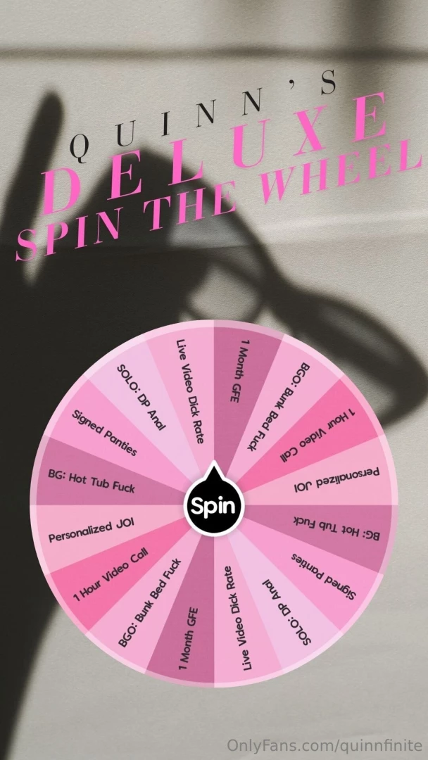 Deluxe january spin the wheel for the high-rollin pervs here s some 