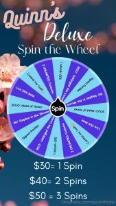Deluxe sexy spring wheel i don t know how but i managed to top my