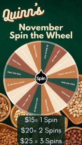November spin the wheel i failed no nut november i want to make you