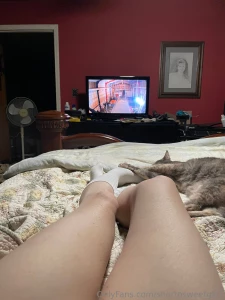 Time to relax with some tv before bed