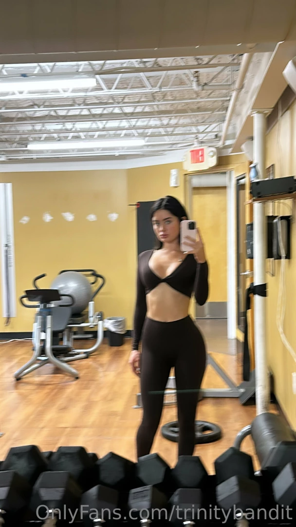 Going to the gym is my favourite way to workout can you guess my 