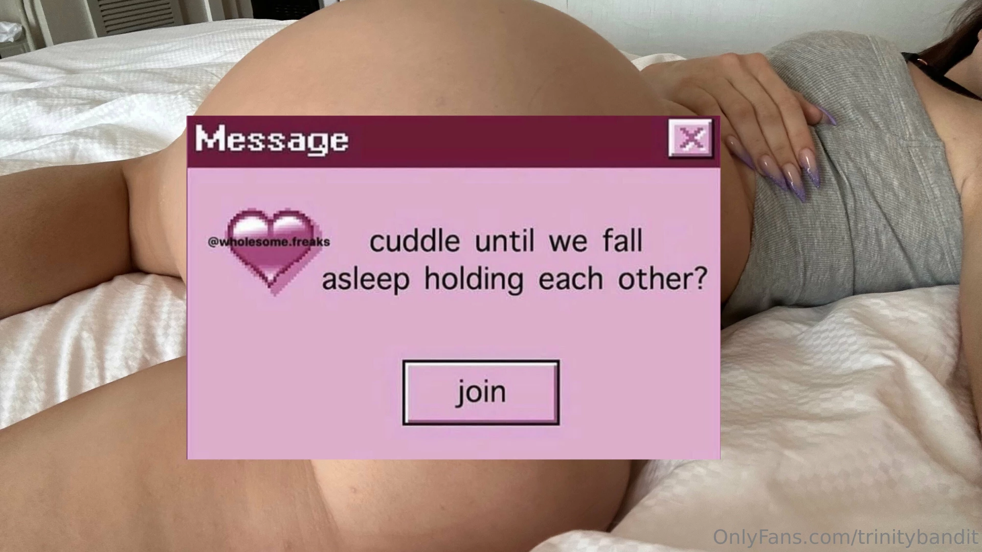 You me in bed tonight 