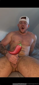 Daddy stroking his big fat cock while telling you how to please him