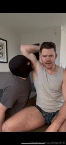 7 minute sweaty pits worship with my good boy watch me make him lick