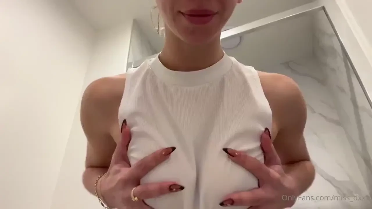 Take a shower with me after my walk and try out my new toy part 1 