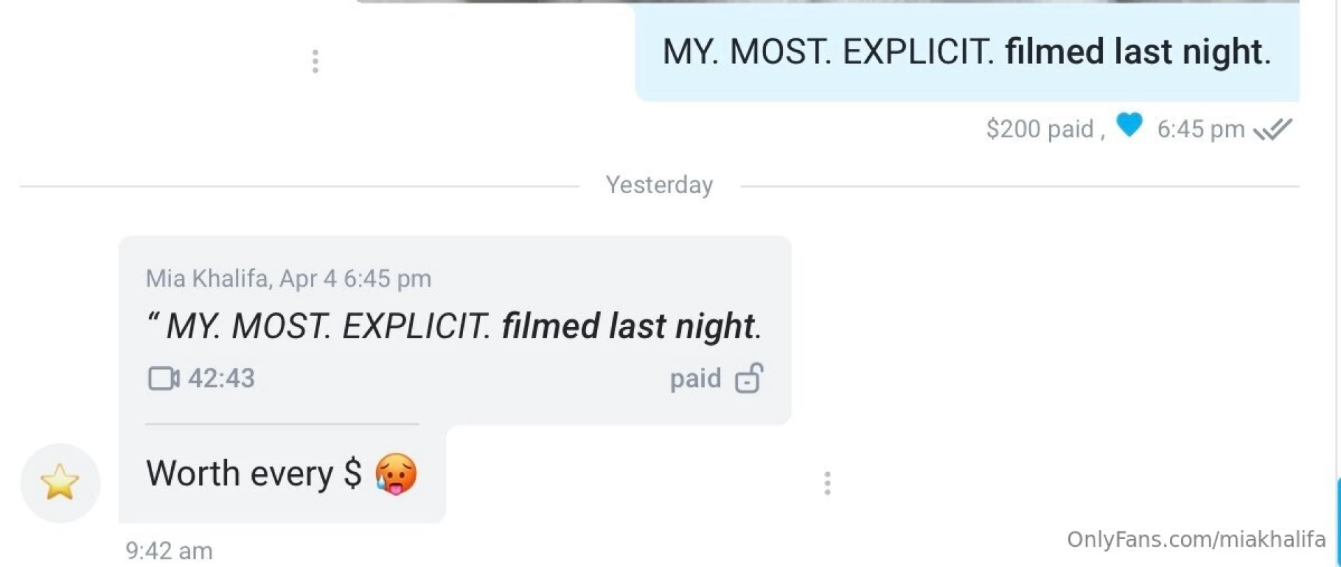 My most recent most is in your dms nowwww 40 minutes go watch if you 