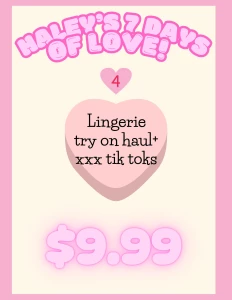 Haley s 7 days of love day 4 only 10 for my sexy lingerie try on haul