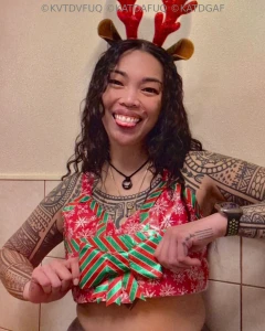 Are u naughty or nice lol should we unwrap this now or wait until part 1