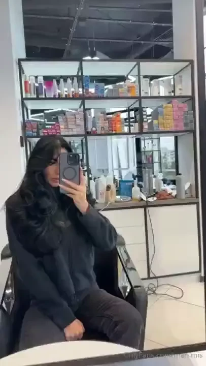 I came to my favorite beauty salon to get my hair styled for an 