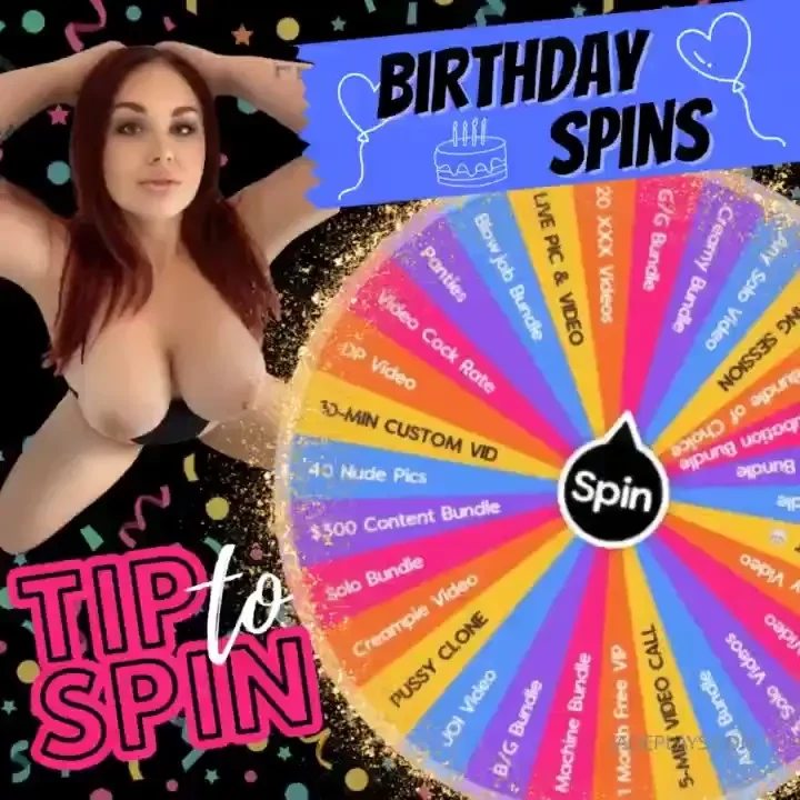 It s my birthday month party with me amp get naughty gifts with every 