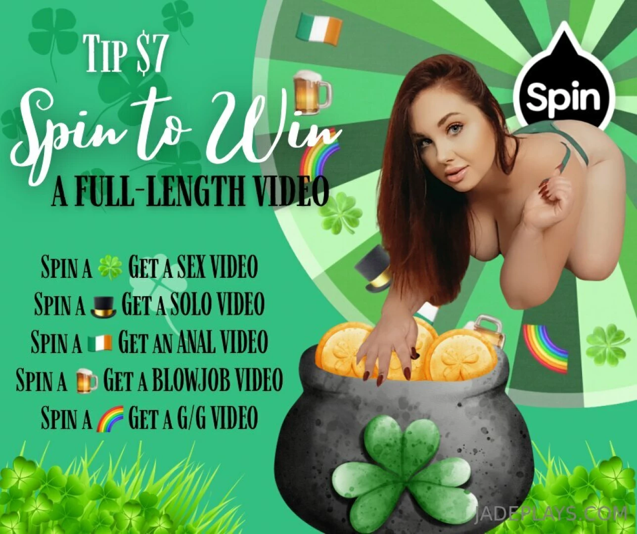 Lucky leprechaun wheel spin spin a get a sex video spin a get a solo 