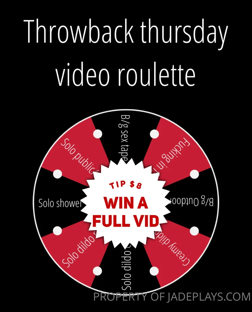 Tip 8 to take a spin of my throwback thursday video roulette every 