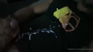 Making a sticky mess all over myself