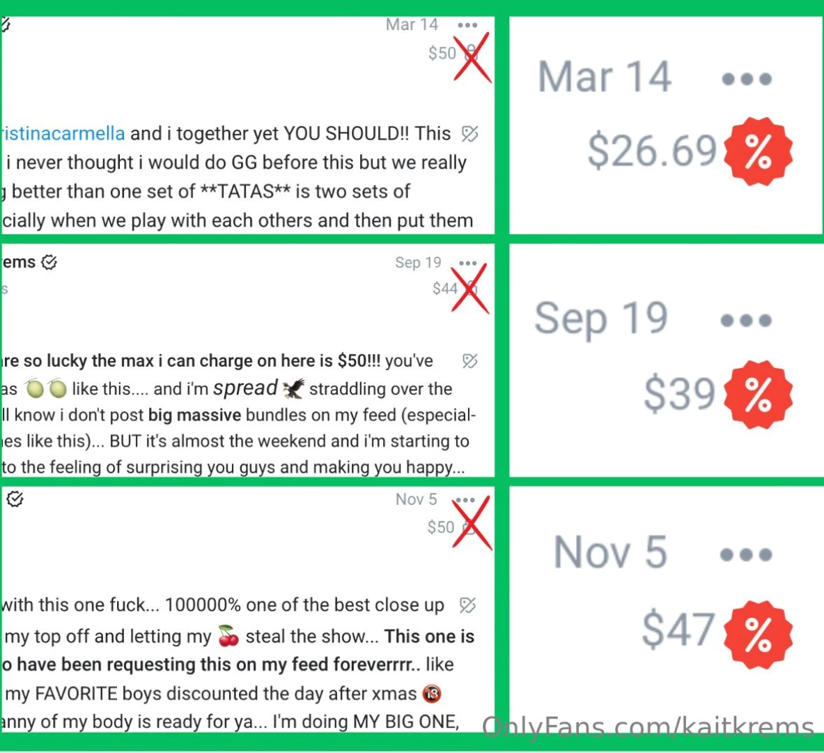 Discounting nbsp my nbsp fan favorite posts until saturday omg and 