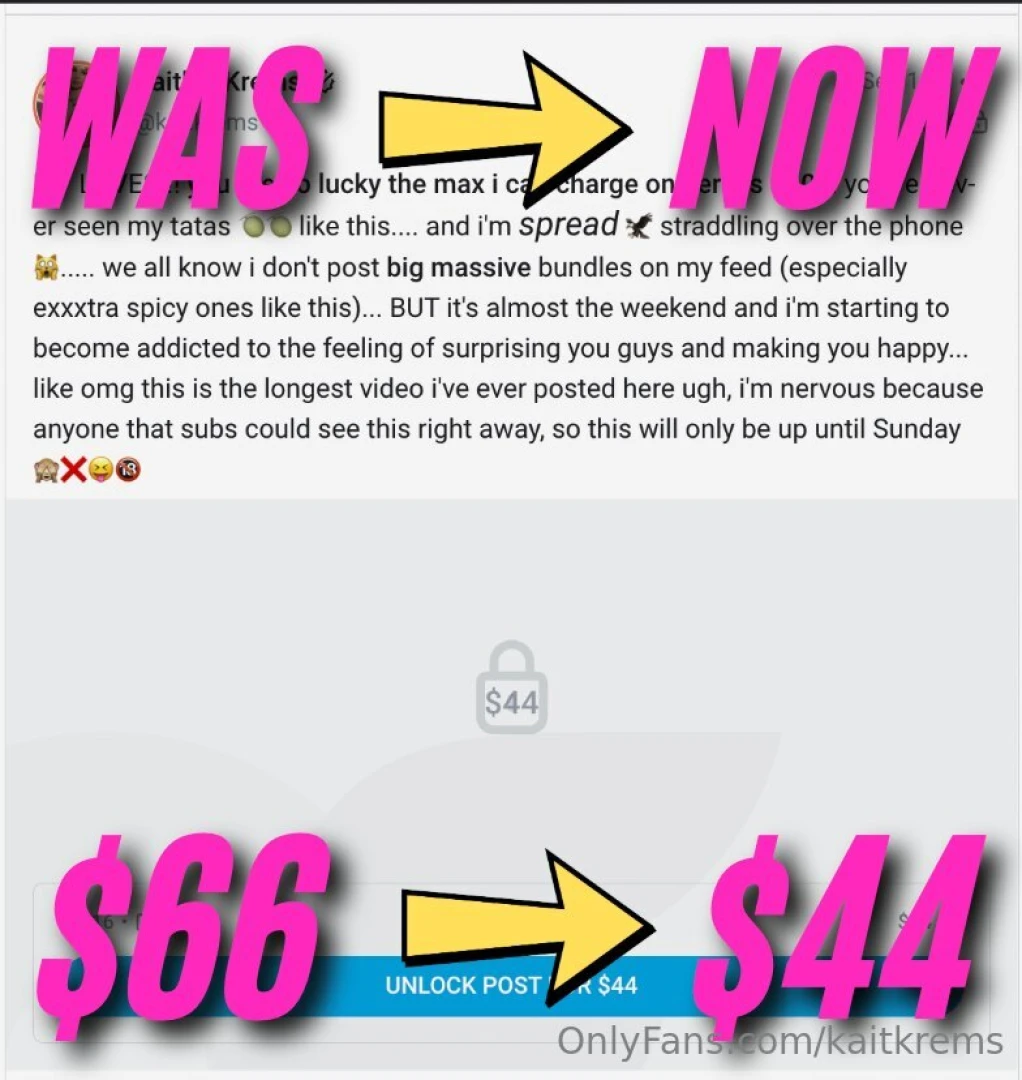 I m gonna regret this https onlyfans com 1280999645 kaitkrems 