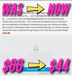 I m gonna regret this https onlyfans com 1280999645 kaitkrems