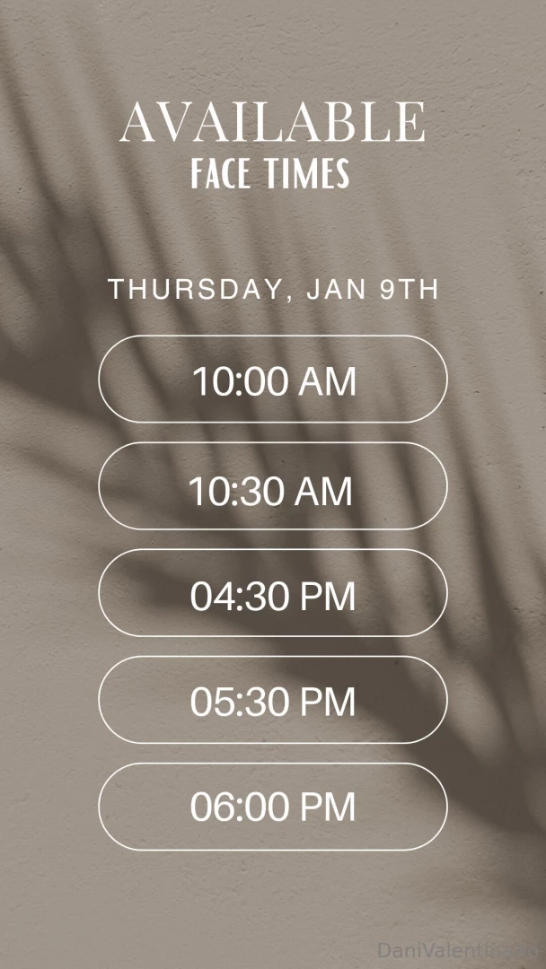 Lets cum together daddy private facetimes this thursday i have these 