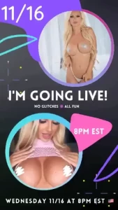 Lacieheart i m going live again wednesday 11 16 8pm est customs amp