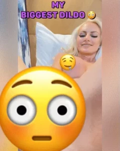 Have you seen me using my biggest dildo babe unlock it here