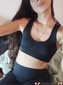 Pizza and beer stuffing and playing with a belt in my belly part 1