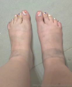 Post-club feet definitely painting my toes tomorrow oof wore my dr part 1