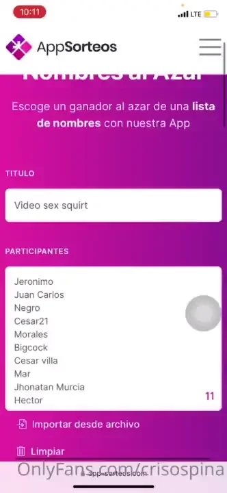 Tenemos nuevo ganador de sorteoooo 