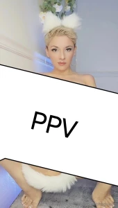 Extra naughty kitty cat trying a new toy a tongue vibrator hi honey i