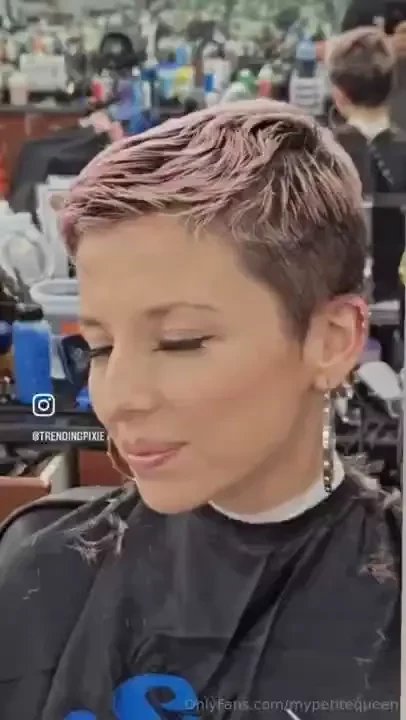 My first haircut with hair lines all around i m mixing 2 insta reels 