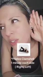 Hi honey can i show you a part of my pilates routine the naughty