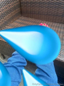See my feet covered in cum after fj