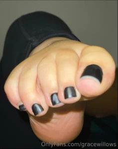 Maybe the last pic with these black nails