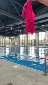 Would you like to swim with a hot teacher with no clothes on milf