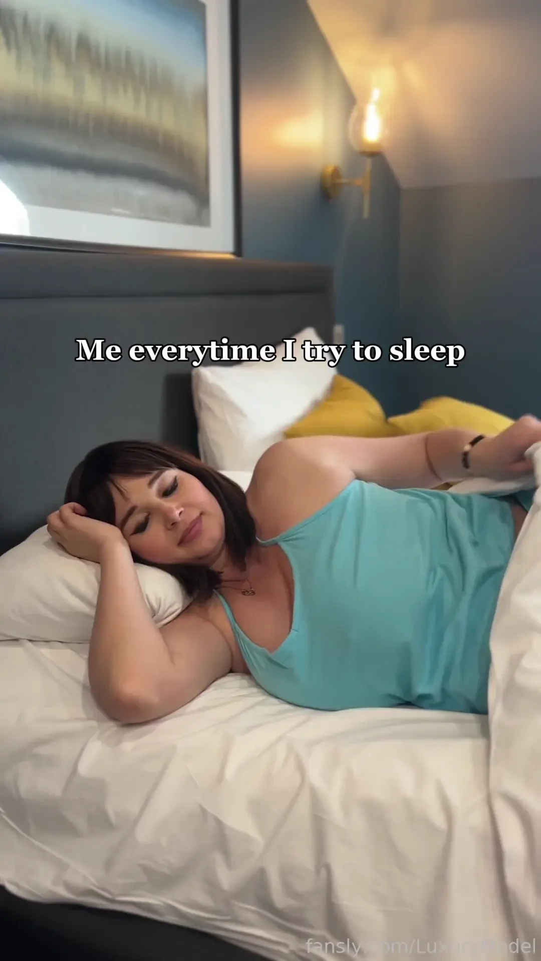 Caught me napping but i know you love watching mommy when she s soft 