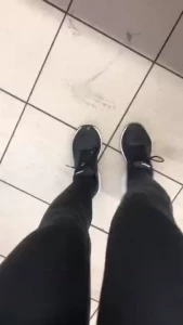Workout sneakers look imagine your face os underneath crushing