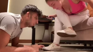 Forever a fucking loser lick the bottoms of my shoes clean i was at