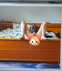 In this video you can see me in the mirror pampering my pussy i was