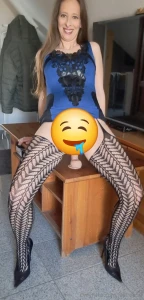 In this video you can see me in a pretty cocktail dress and high heels